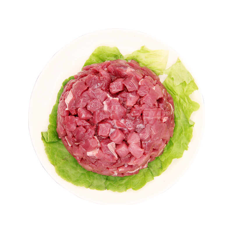 伊赛 谷饲手切牛肉丁(冰鲜)220g 体贴