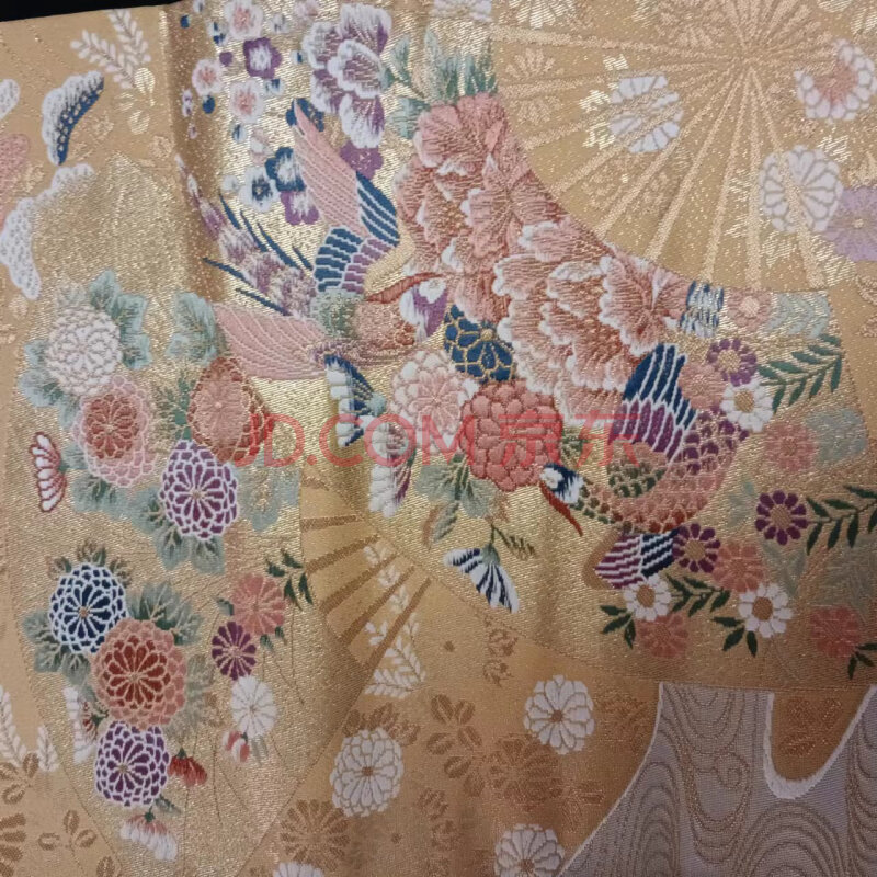标的24-12：日本全新西阵织刺绣1块尺寸约400×31cm重量约909克