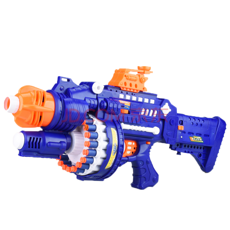 电动连发软弹枪儿童玩具枪套装可发射软子弹枪男孩玩具礼物安全 经典