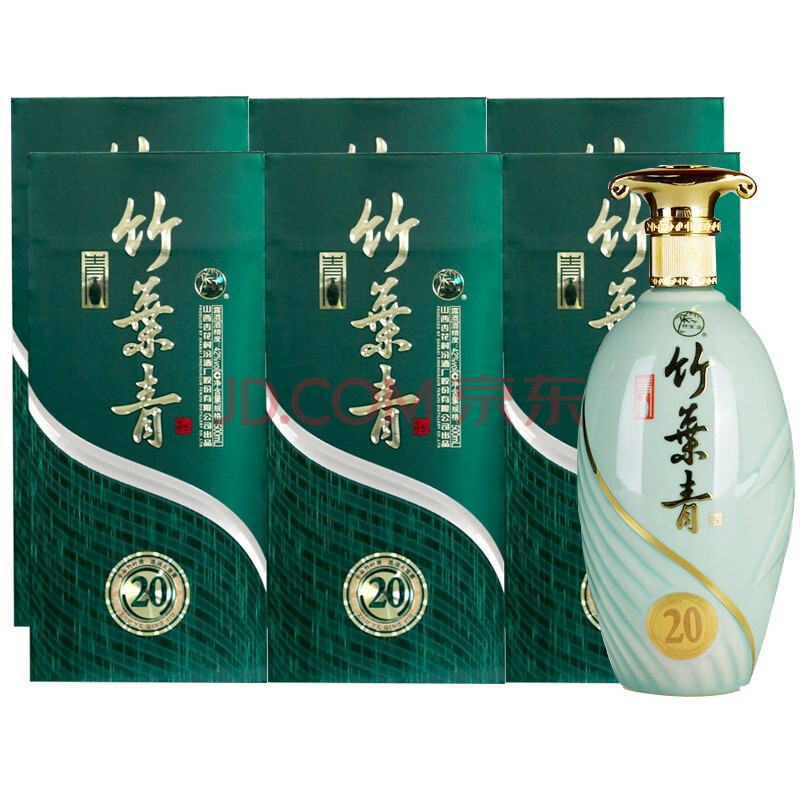 竹葉青 42度竹葉青(20)500ml 6瓶【圖片 價格 品牌 報價】-京東