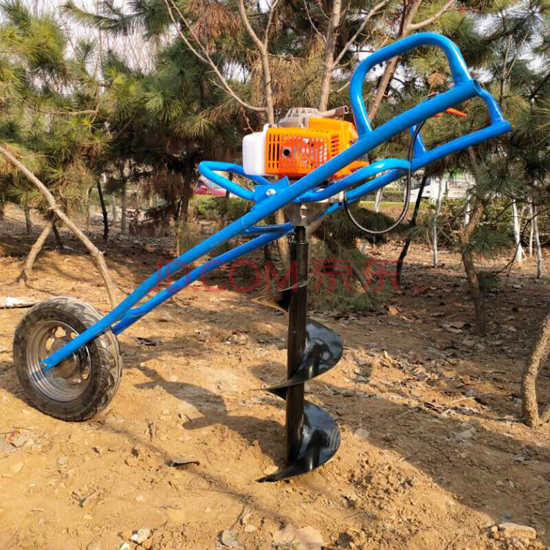 挖坑机种树打桩机打坑地钻挖坑机打洞机钻地机家用栽树种树机小型植树