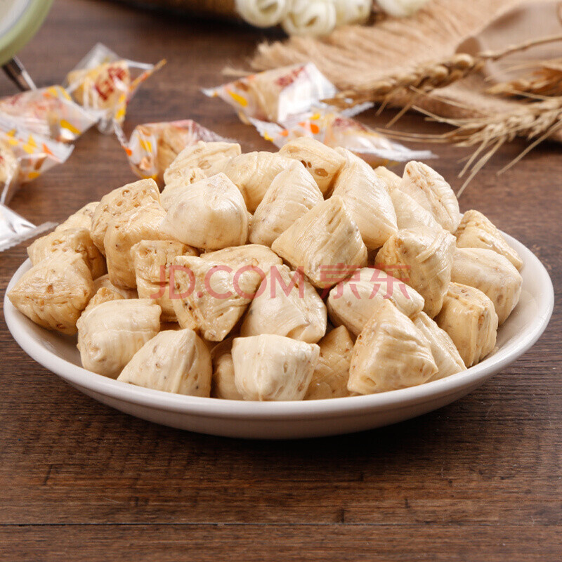 白色麦芽糖怀旧80后老式芝麻杆丁丁糖空心麦芽糖块硬块散装500g