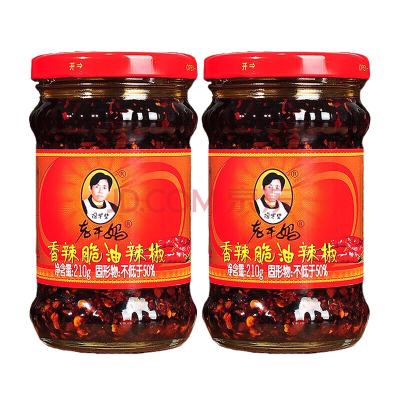 老干妈 香辣脆油辣椒210gx2瓶