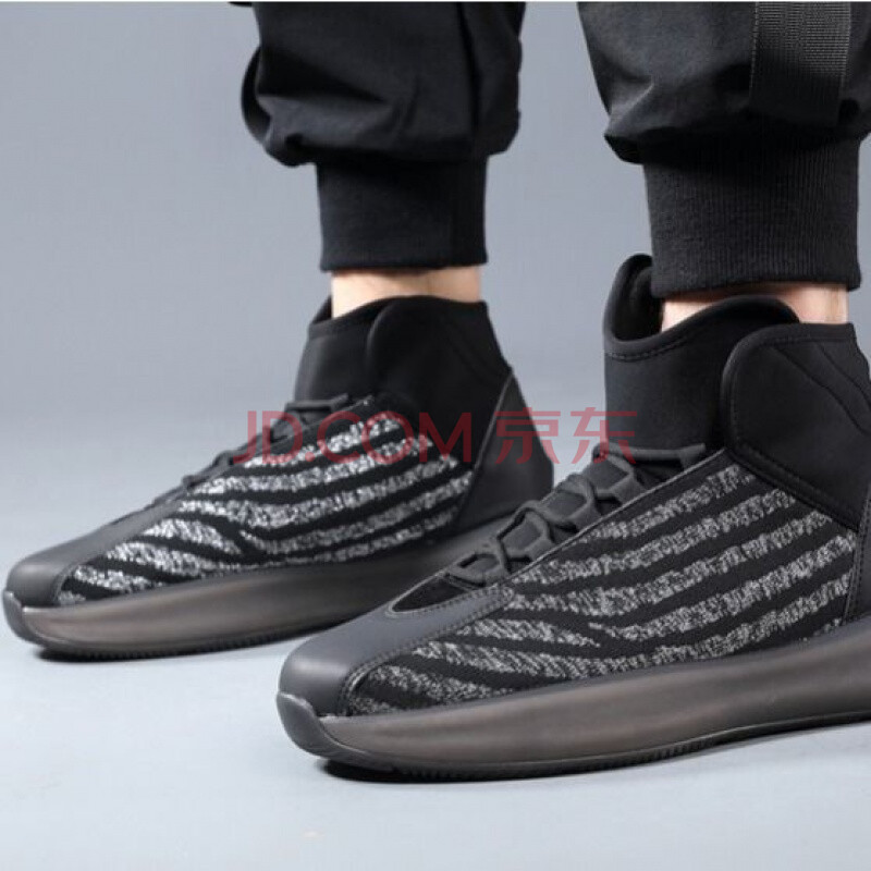 鞋男2020新款鞋子男韩版潮流休闲椰子鞋男春季百搭男士老爹鞋 黑斑马