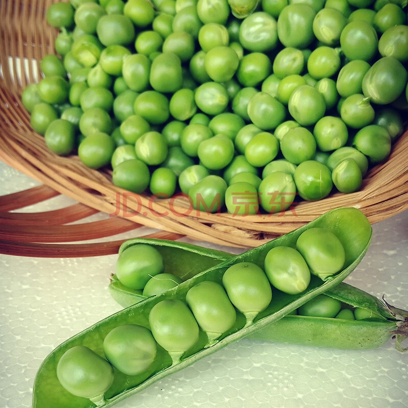 新鲜豌豆 带壳新鲜豌豆子 5斤