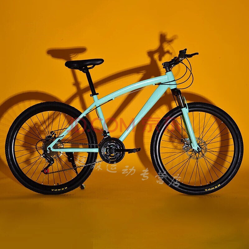 山地自行车 26寸碟刹减震城市单车 比安奇 26英寸x19英寸