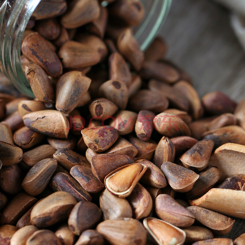 小兴安岭野生开口大松子2019年新货东北特产笨开松子