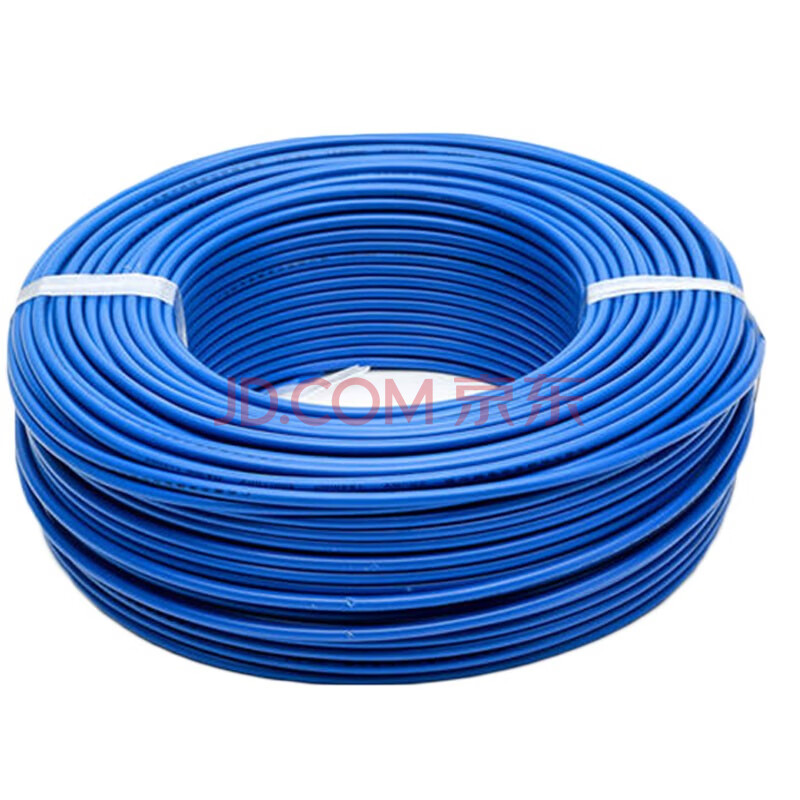 五彩江南bv蓝色单芯软线1.5平方*100米1卷企业定制