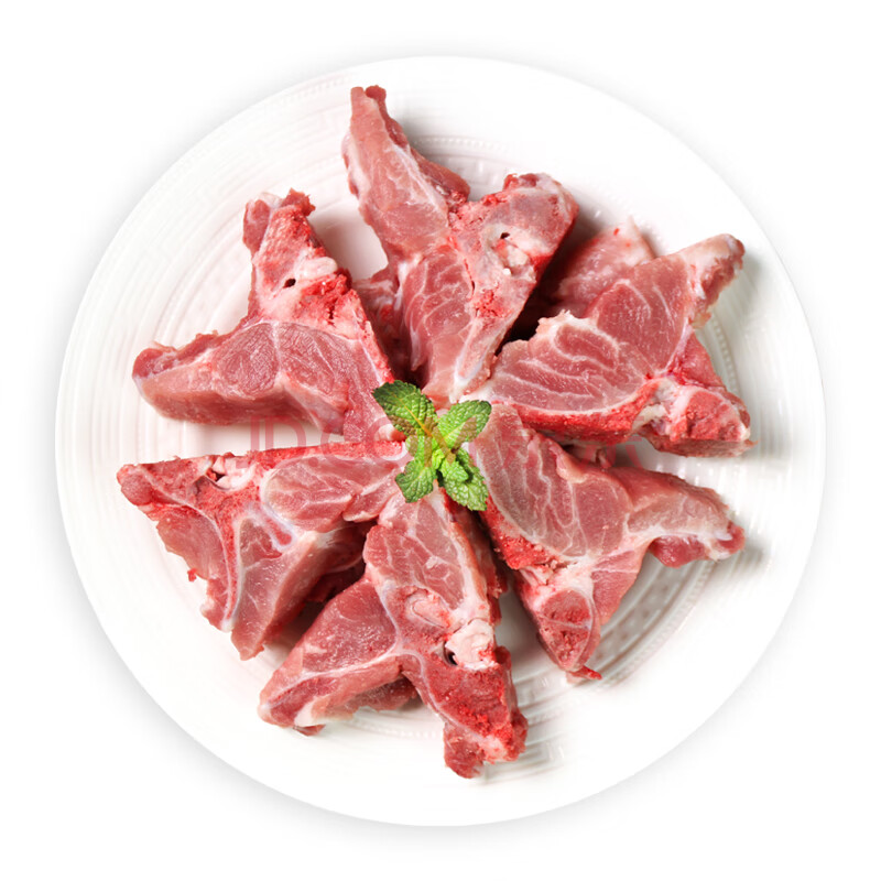 精气神 黑猪脊骨块 500g 免切带肉带骨髓 猪龙骨猪汤骨 黑猪肉生鲜