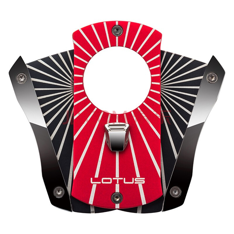 lotus莲花 雪茄剪 半自动扇形型剪不锈钢刀刃 红色08