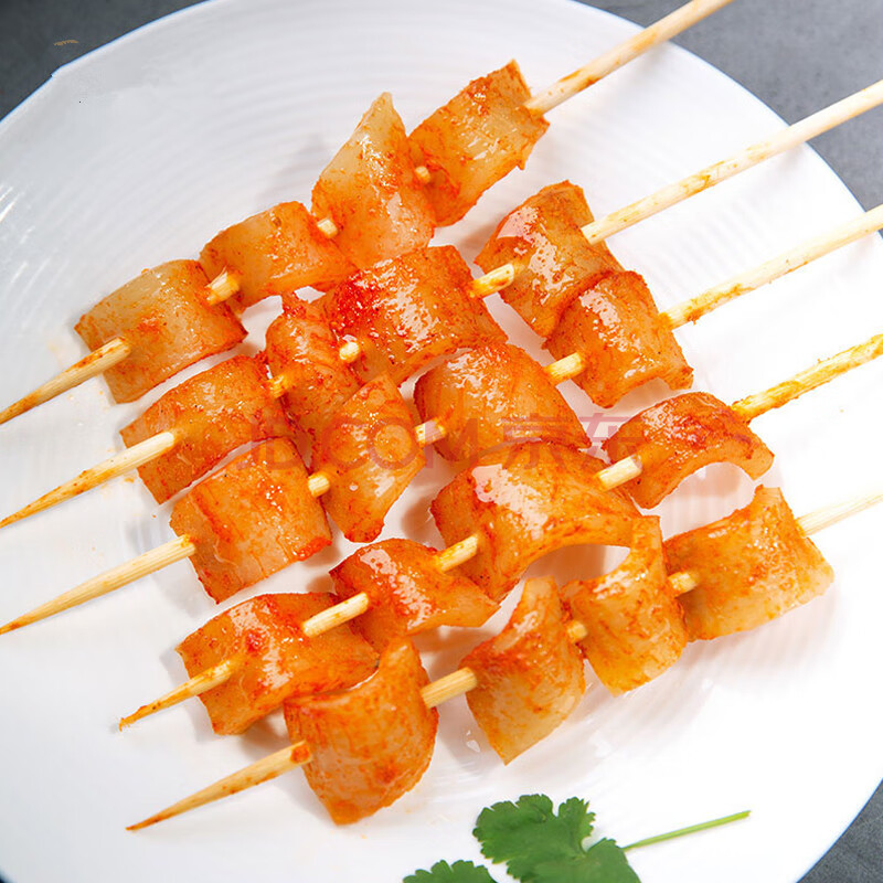 腌制猪皮串20串烧烤食材户外家用bbq野餐食材调理半成品