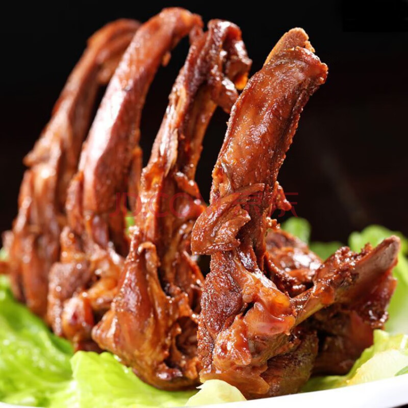 超值50包 鸭脖子卤味特产香辣鸭脖鸭翅鸭锁骨零食真空包装4包 酱香