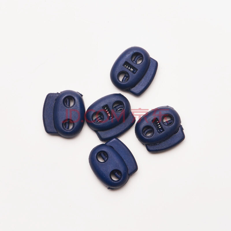 塑料可调节运动服背包纽扣猪鼻子吊扣锁扣卡扣弹簧扣衣服抽绳扣 藏青