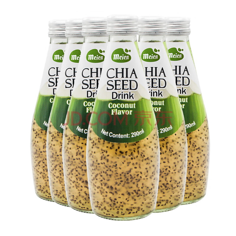 【美恩奇亚籽椰子味】泰国进口 美恩 奇亚籽椰子味饮料290ml*6组合装