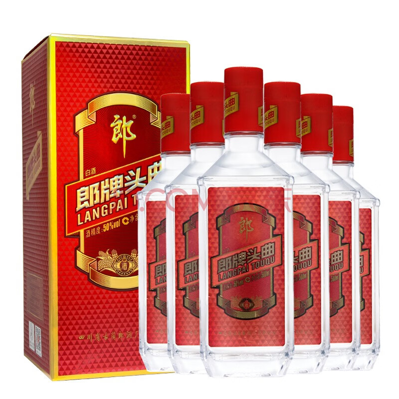 郎酒集團 郎牌頭曲 紅標 50度 500ml*6瓶整箱裝【圖片 價格 品牌 報價