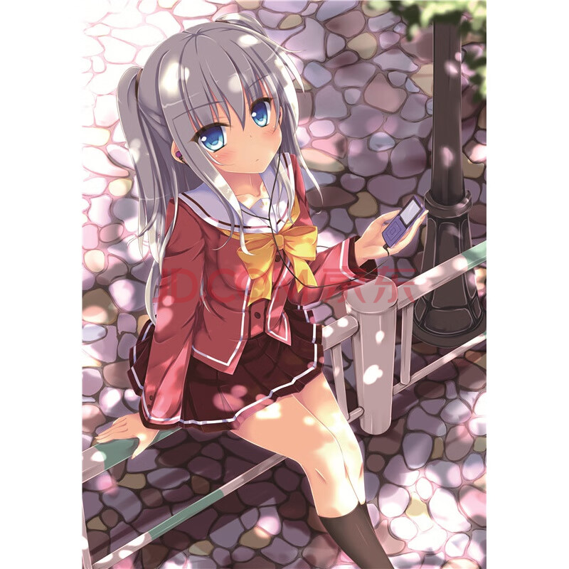 贴画友利奈绪柚咲步未二次元动漫学生宿舍卧室照片可来图定制 夏洛特