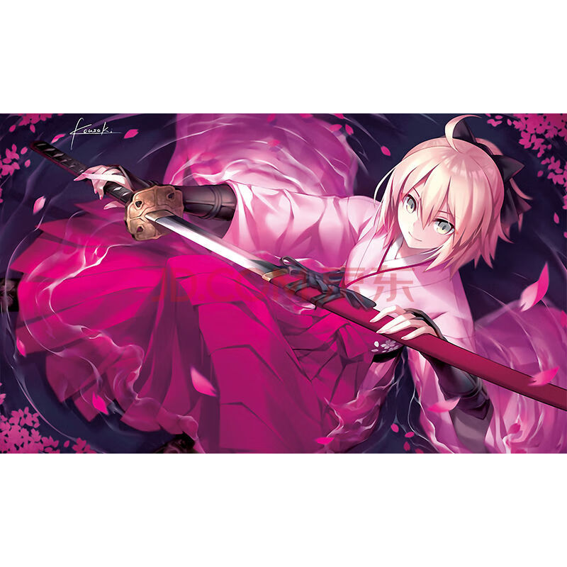 fate saber/吾王 墙贴动漫海报二次元壁纸宿舍卧室超大墙纸贴纸 02