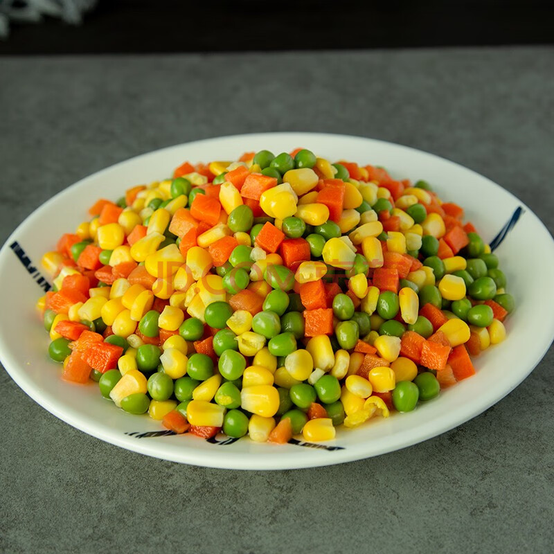 新鲜速冻混合蔬菜什锦 美式杂菜三色菜 玉米 青豆 胡萝卜 什锦蔬菜4斤
