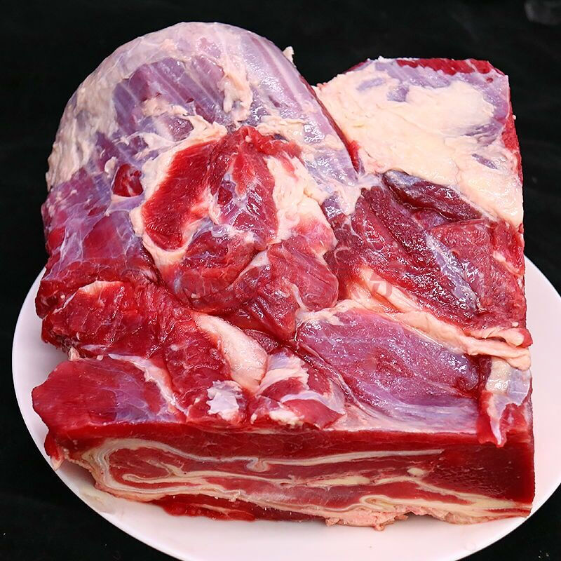 富铭士 四川正宗黄牛肉现杀新鲜牛腩不调理不注水生牛肉整块4斤