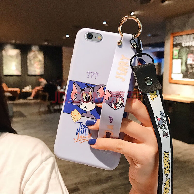 蝶尊 苹果6手机壳6s硅胶iphone6plus防摔全包卡通5se可爱女款超薄少女