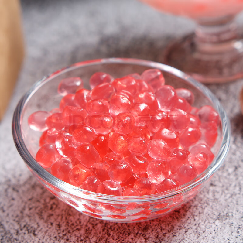 广禧樱花寒天晶球1kg 网红脆波波免煮珍珠啵啵原味水晶奶茶店专用