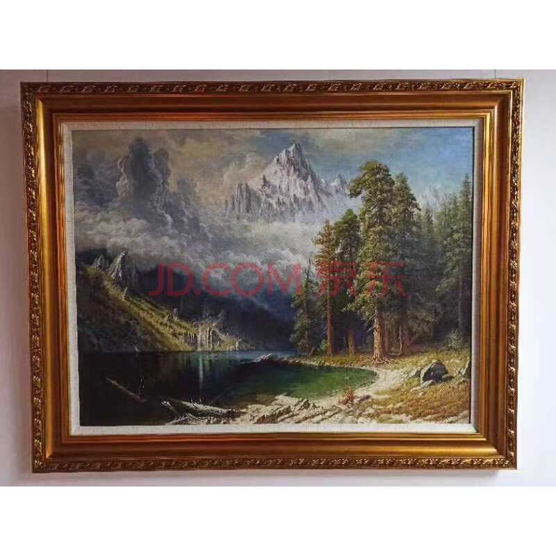 标的23-3：俄罗斯进口当代原创艺术家安德烈手绘油画【春日的雪山】尺寸144X114cm