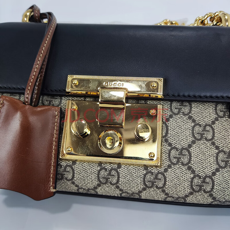 标的30 gucci古驰 padlock 月光宝盒金属锁扣包 女款