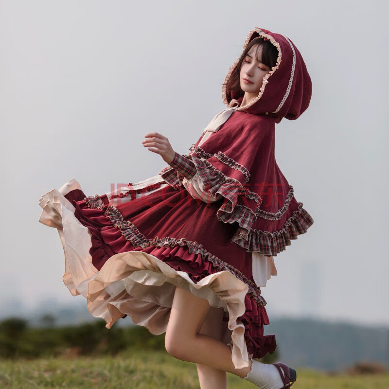 op】洛丽塔lolita裙子软妹20天国少女新款洋装全套三件套超大裙定制