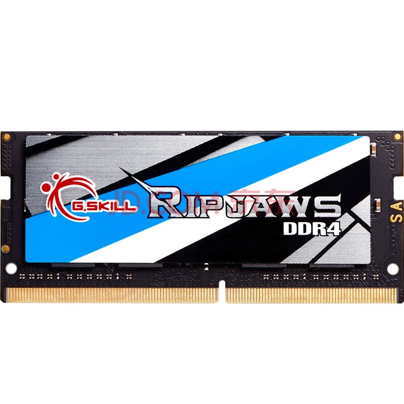                     芝奇（G.SKILL）16GB DDR4 3200频率 高性能笔记本内存条 Ripjaws/冰暴蓝                