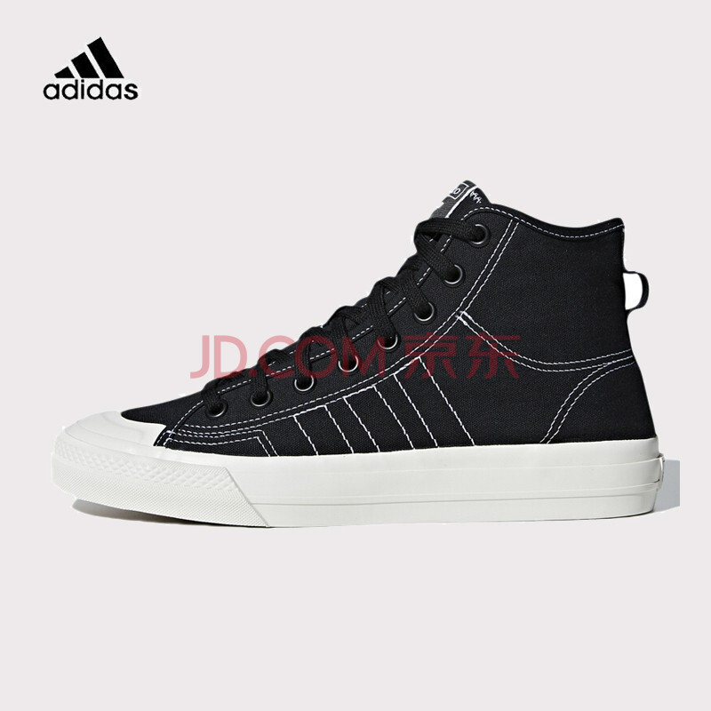 adidas阿迪达斯三叶草男鞋nizza hi 经典运动复古高帮帆布休闲板鞋f