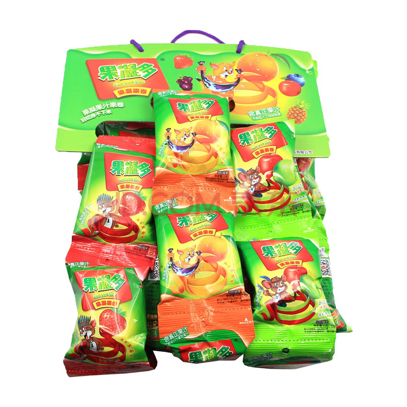 果汁果卷cc卷果然多同款水果味软糖儿童休闲零食怀旧零食品 蓝莓味30