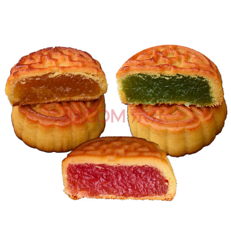 传统广式水果月饼散装多口味哈密瓜草莓凤梨香橙广东金喜中秋糕点