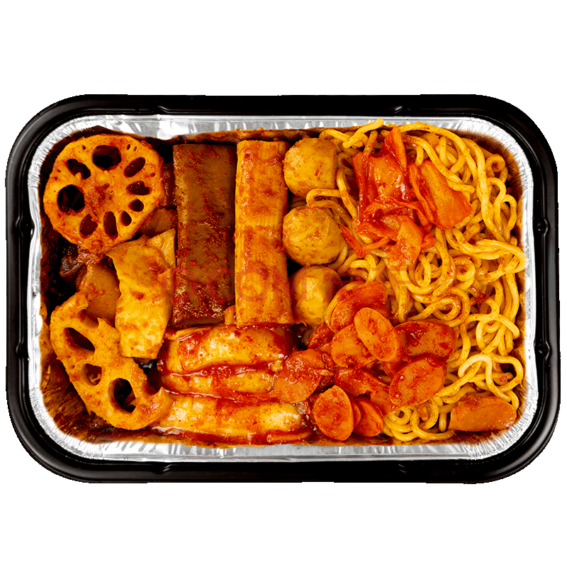 芝士部队火锅韩式年糕泡菜自热自助小火锅底料食材套餐 韩式石锅拌饭