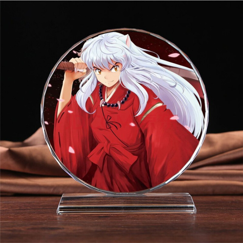 犬夜叉动漫周边模型阿篱桔梗戈薇水晶摆件玩偶生日礼物创意礼物收藏