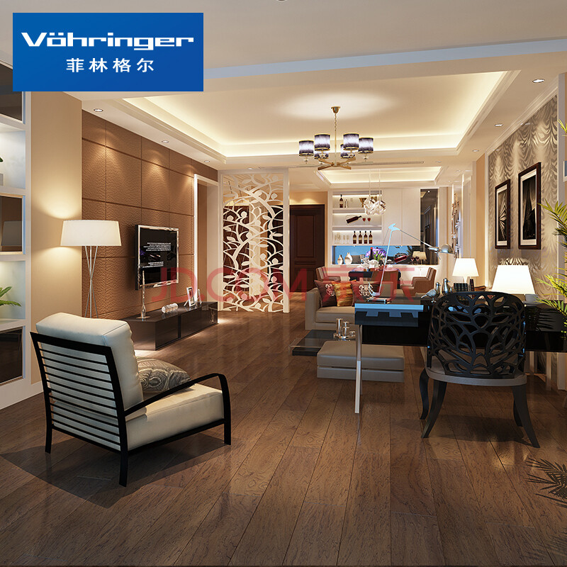 菲林格尔德国多层实木复合地板15mm纯粹主义山核桃b06 1㎡