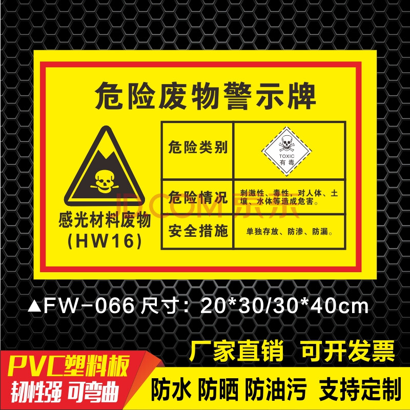 機油廢礦物油乳化液廢油漆桶切削液危險化學品危廢品標籤安全標識牌