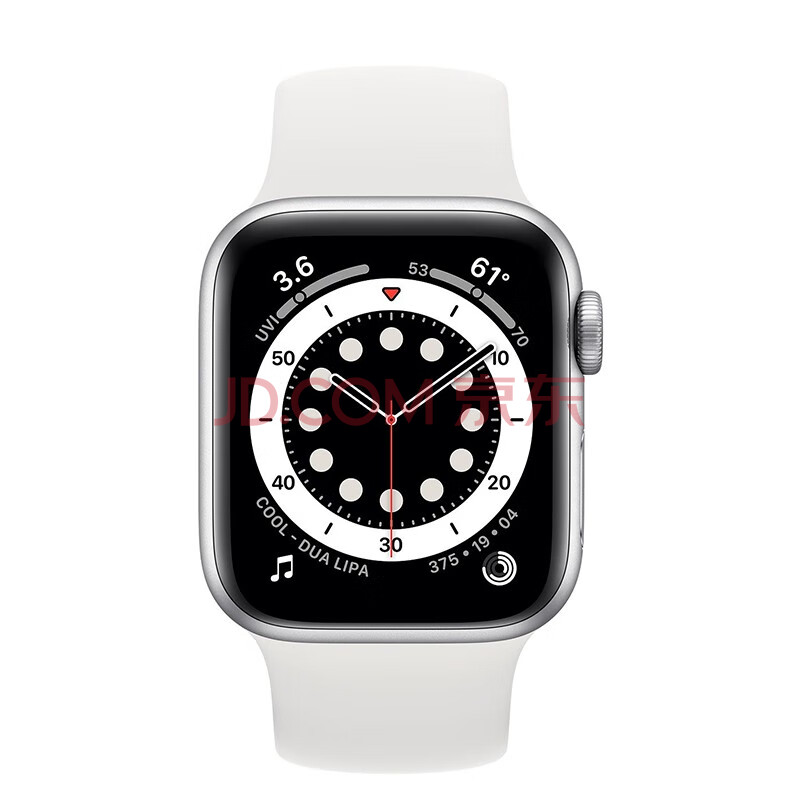 苹果(apple 2020新款watch series s6/se智能运动手表 经典银 白色