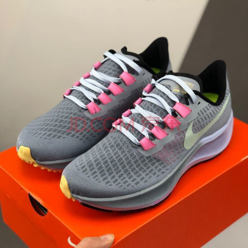 zoom飞马37登月37代v2鸳鸯针织透气面舒适软底抗磨避震男女跑步鞋