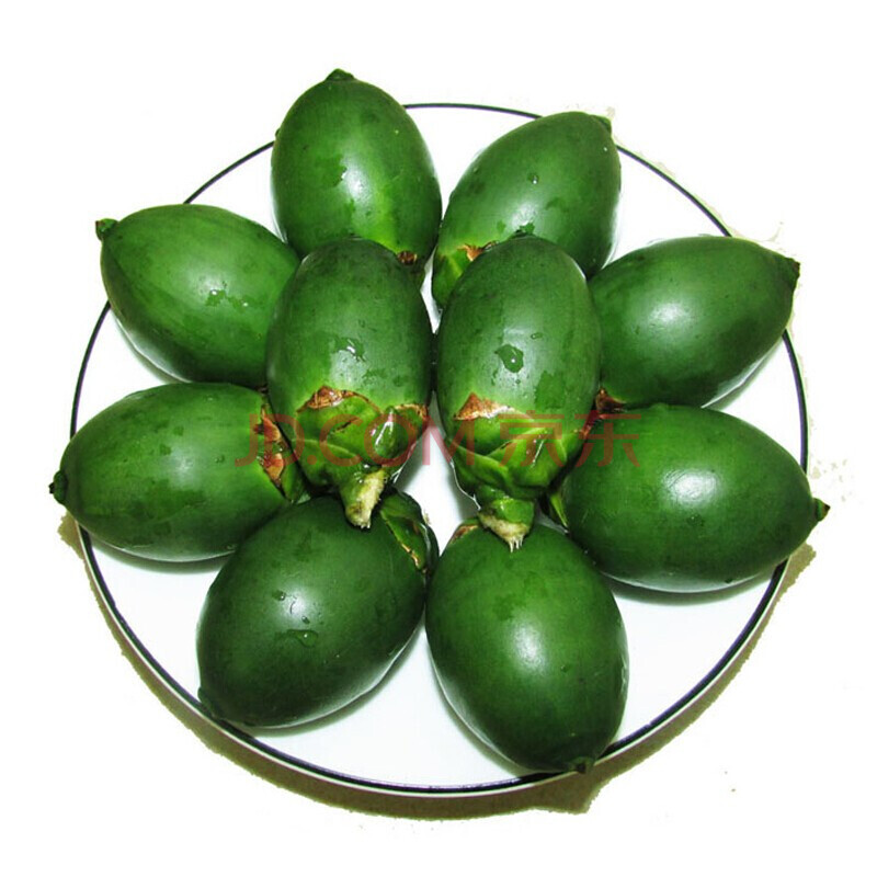 海南新鲜槟榔青果 生槟榔青槟榔果 带配料(甜贝壳粉)500克