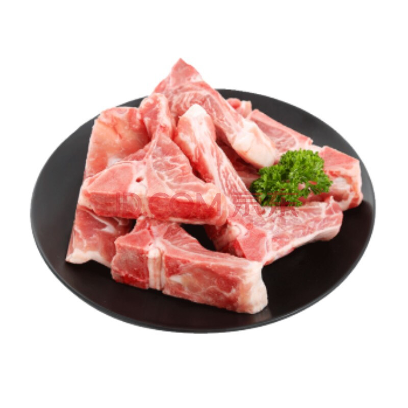 龙大肉食 猪脊骨块 500g 国产免切带肉猪龙骨猪汤骨 猪肉生鲜 猪骨