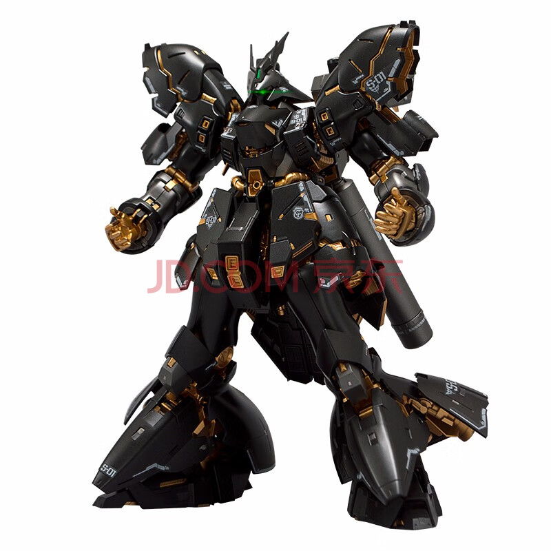 万代mg钛合金着色高达 拼装模型玩具 沙扎比 黑金沙