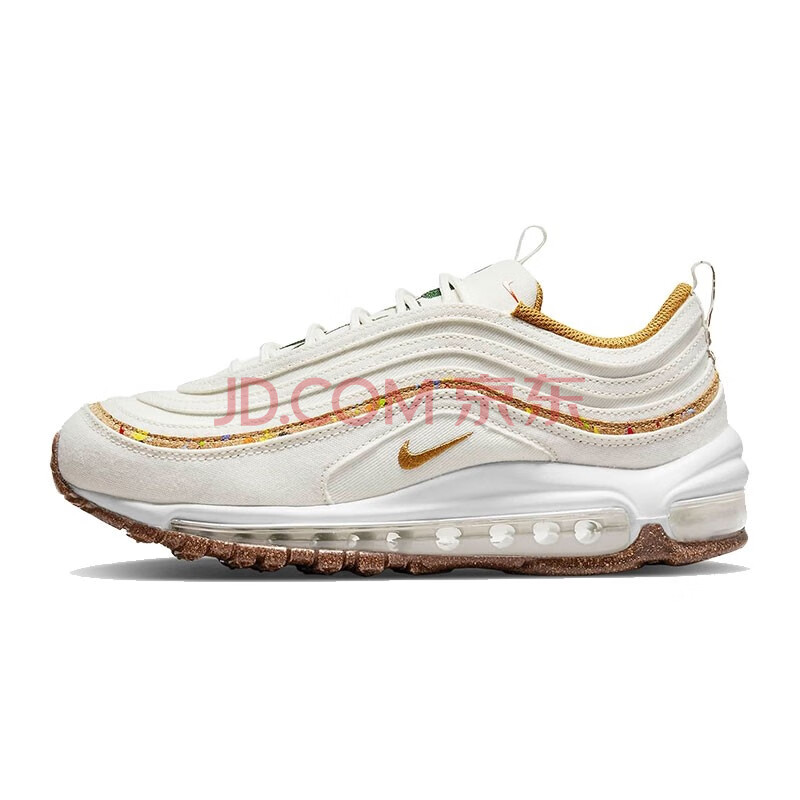 nike耐克女鞋 air max 97 子弹头炫彩三原色全掌气垫休闲运动跑步鞋