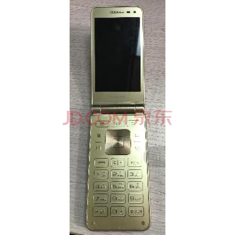 银色三星翻盖手机 型号：SM-G1650(WSZ)