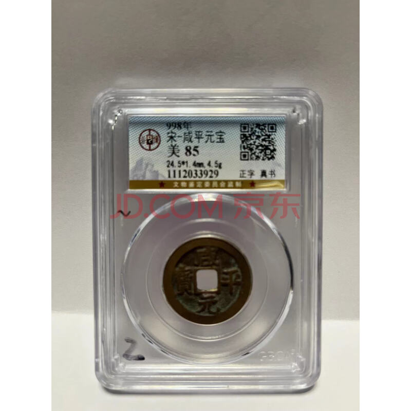 标的8-8：咸平元宝   评级币