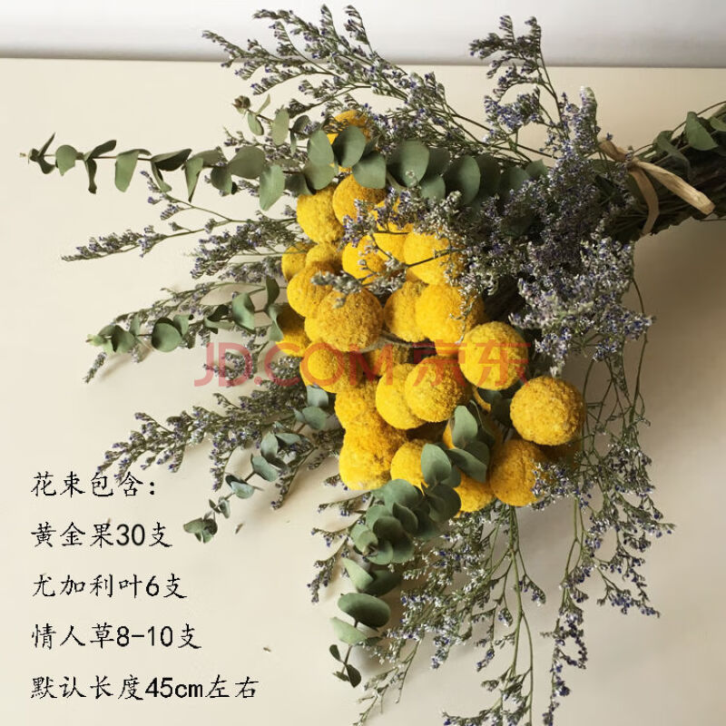 乾花松果 棉花尤加利葉乾花北歐風ins小清新家居裝飾擺件花束松果sn