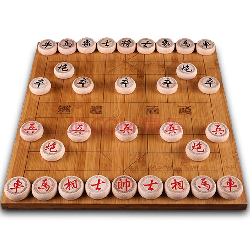 0榉木象棋 2cm楠竹盘()