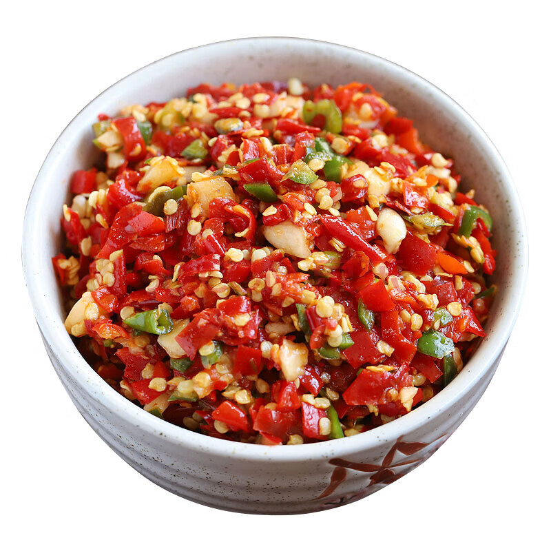 湖南自制特产蒜蓉香辣下饭菜小米拌饭剁辣椒酱