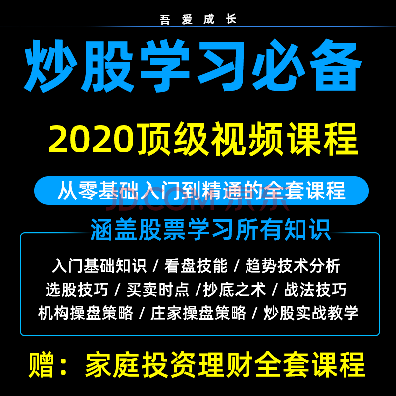 股票學習視頻教程炒股入門基礎知識股市操盤交易趨勢技術分析課程