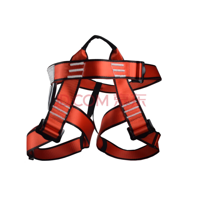 安全带登山攀岩坐式降安全带半身式安全带高空安全腰带户外装备 红色