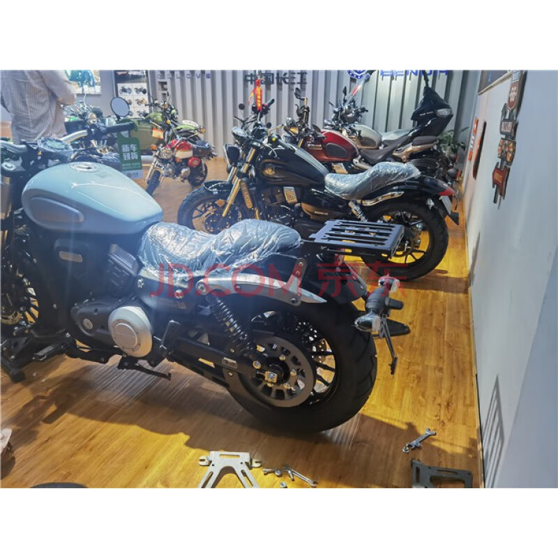 适用于金吉拉300摩托车靠背奔达改装后货架改装配件尾箱架 货架 3xl